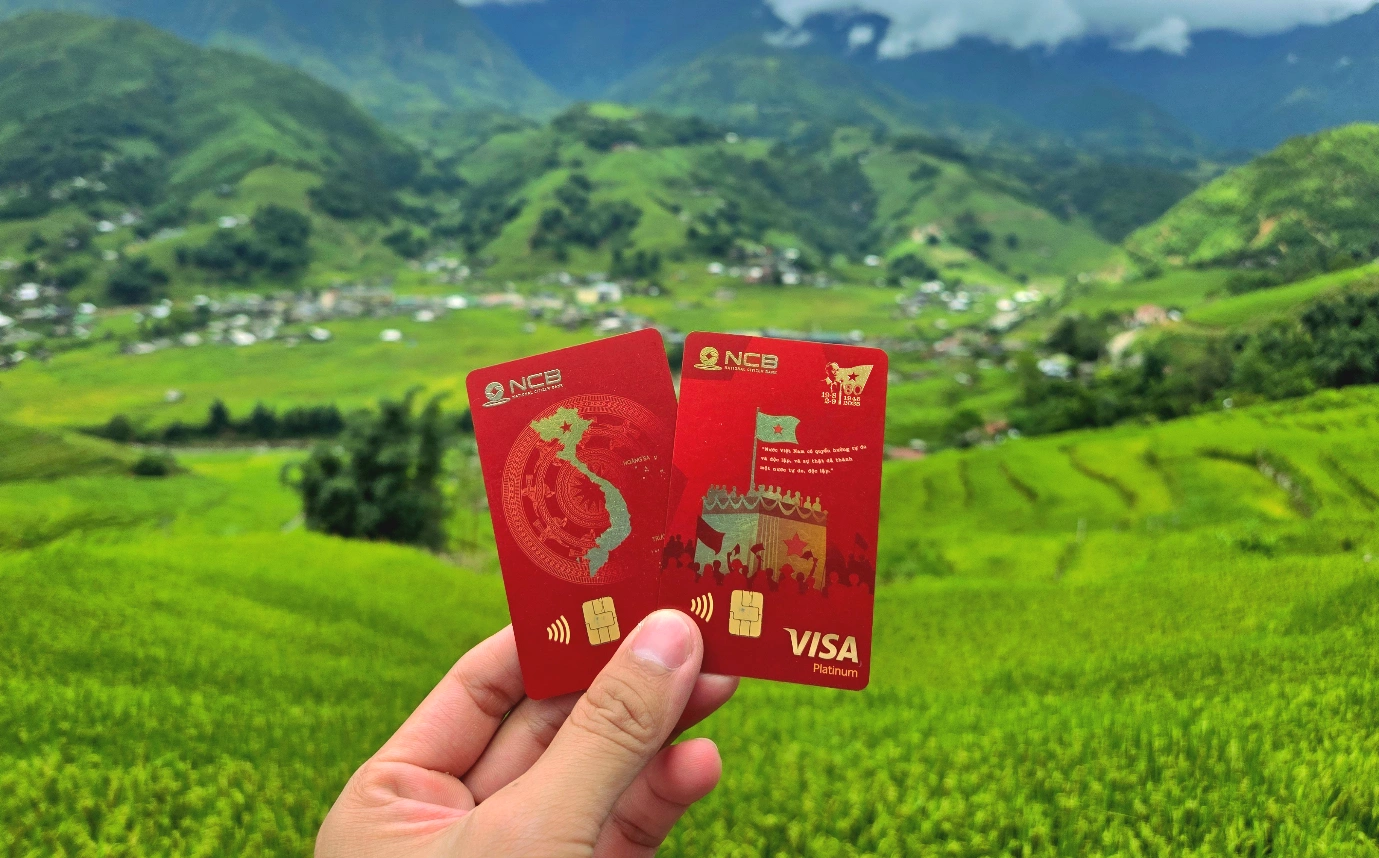 NCB ra mắt thẻ visa Tự Hào mừng 80 năm Quốc khánh